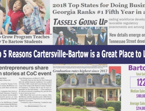 Top 5 Reasons Cartersville-Bartow is a Great Place to Live