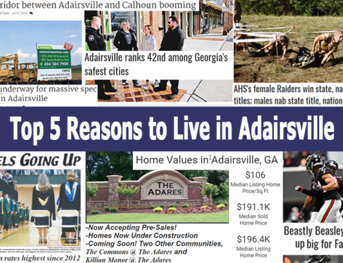 Top 5 Reasons to Live in Adairsville